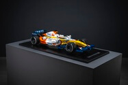  Promotional 1:5 Scale Model of the Renault R27 F1 Race Car