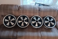 5 1/2" X 14" Porsche Fuchs Wheels