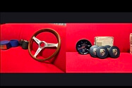 No Reserve Nardi Steering Wheel, Porsche Speedometer, and Center Caps