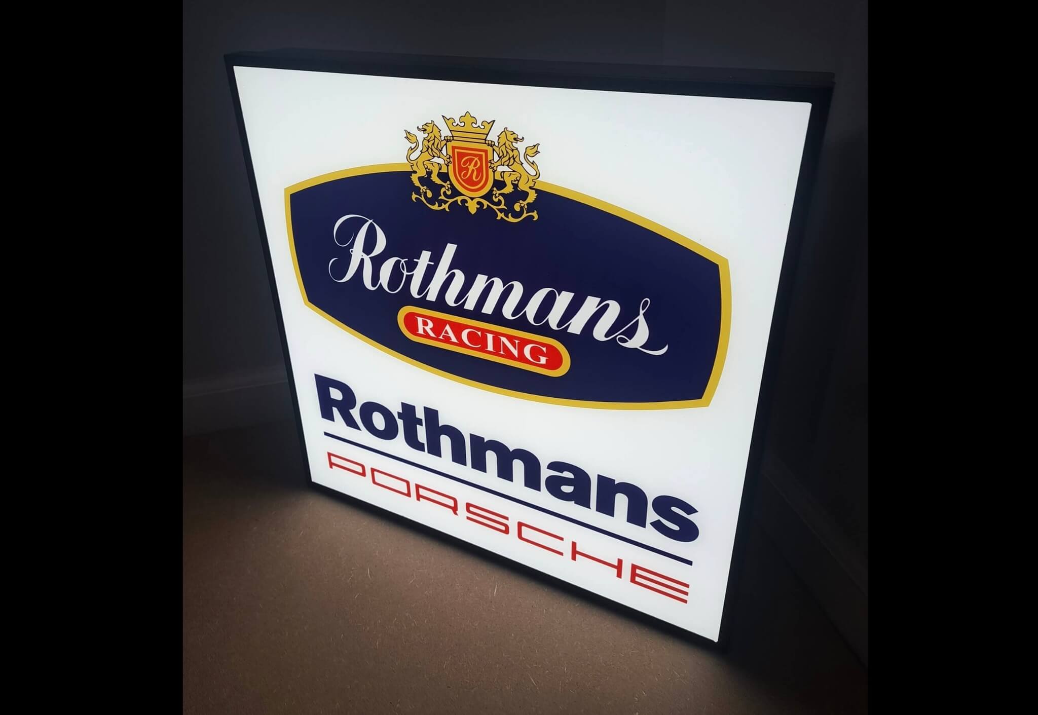 No Reserve Rothmans-Porsche Racing Sign