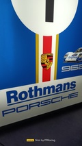 No Reserve Illuminated Porsche 962C Rothmans Sign
