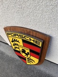 60's Wooden Porsche Sign