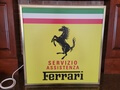 Double-Sided illuminated Ferrari Service Sign