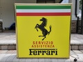 Double-Sided illuminated Ferrari Service Sign