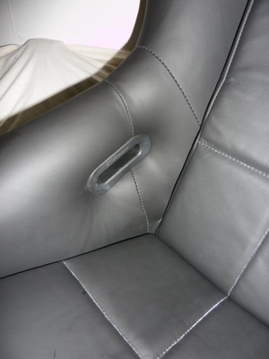 GTS Classics Black Leather Lollipop Seat