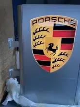 Illuminated Double-sided Porsche Dealership Sign (72" x 48")