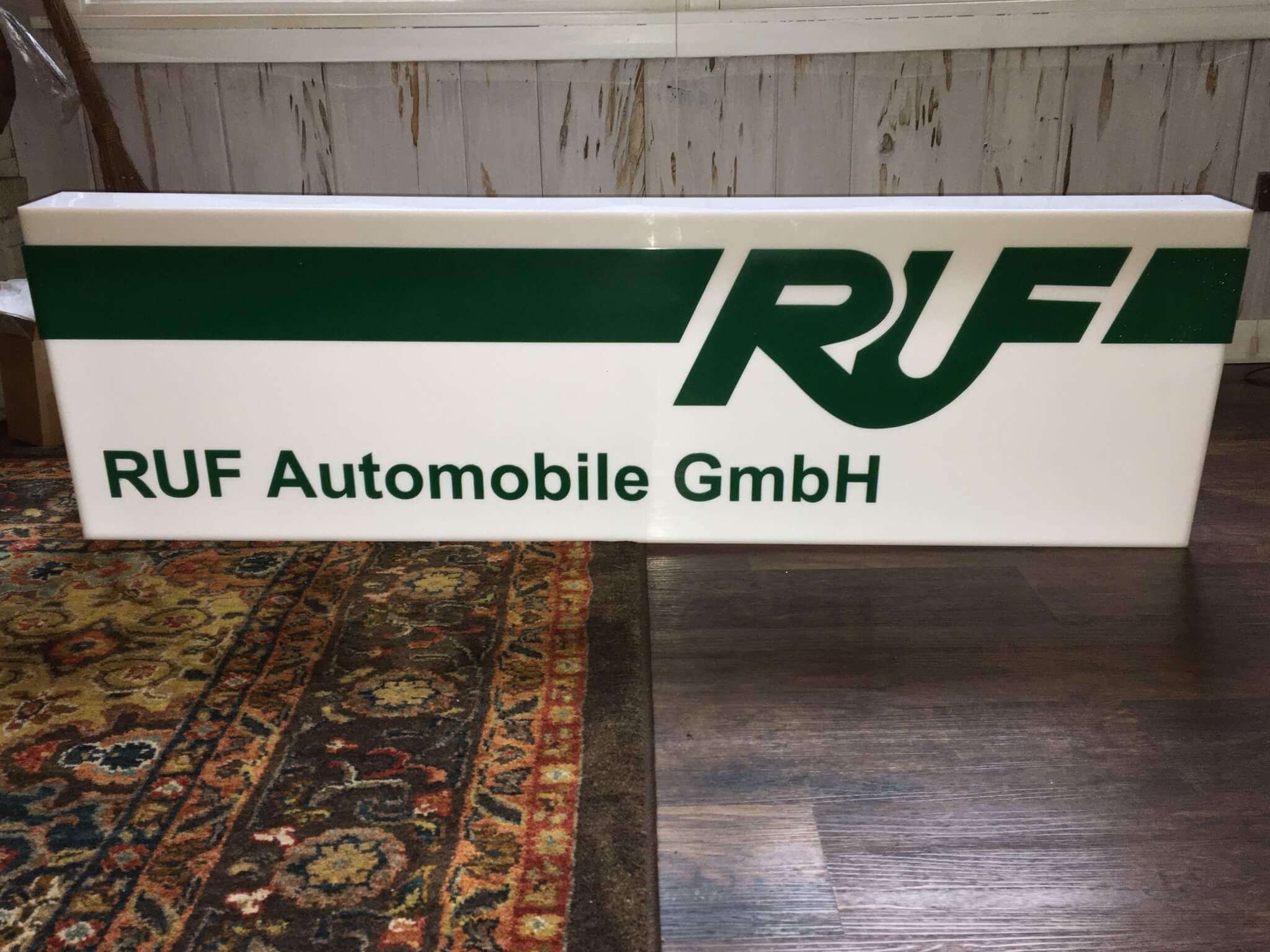  Illuminated RUF Sign (52 1/2" x 15")