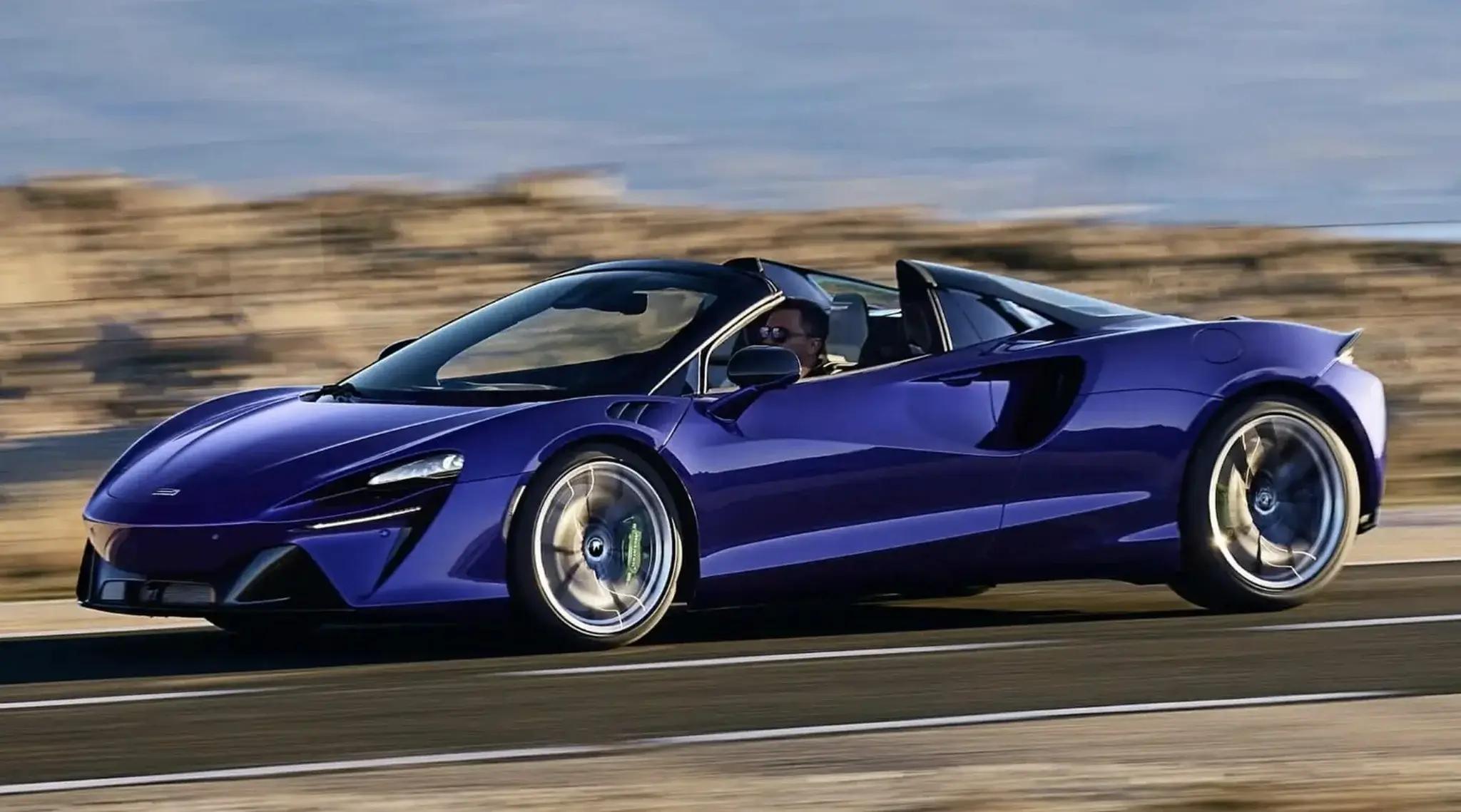 2025 McLaren Artura Spider Gets 690 HP And a 205-MPH Top Speed