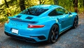 2017 Porsche 991 Turbo Coupe Miami Blue