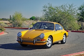 1967 Porsche 911S Sunroof Coupe Bahama Yellow