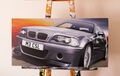  BMW E46 M3 CSL Painting by Lance Artworx