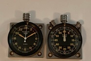 Vintage Heuer Master Time and Sebring Dash-Mounted Rally Timers