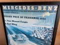  Original Mercedes-Benz 1954 Grand Prix of France Victory Poster by Hans Liska