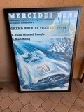  Original Mercedes-Benz 1954 Grand Prix of France Victory Poster by Hans Liska