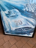 DT: Original Mercedes-Benz 1954 Grand Prix of France Victory Poster by Hans Liska
