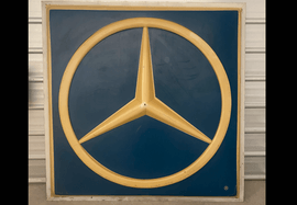 Vintage Mercedes-Benz Sign Face (5' x 5')