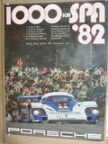  Collection of 87 Authentic Vintage Porsche Racing Posters from 1970s - 2000s