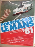  Collection of 87 Authentic Vintage Porsche Racing Posters from 1970s - 2000s
