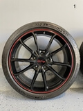 Porsche Cayman GT4 Wheels with Michelin Pilot Sport Cup 2 Tires