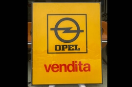 Illuminated Opel "Vendita" Dealership Sign (39" x 33")