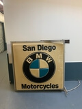 DT: Illuminated Double-Sided BMW Dealership Sign (50" x 50" x 9")