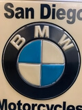 DT: Illuminated Double-Sided BMW Dealership Sign (50" x 50" x 9")