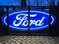 Illuminated Vintage Ford Dealership Sign (9' x 4')
