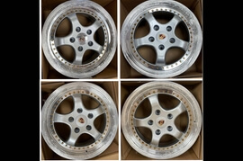 No Reserve 7" x 17" & 8" x 17" Kinesis/BW Motorsports 3.6 Cup Style 3-Piece Wheels