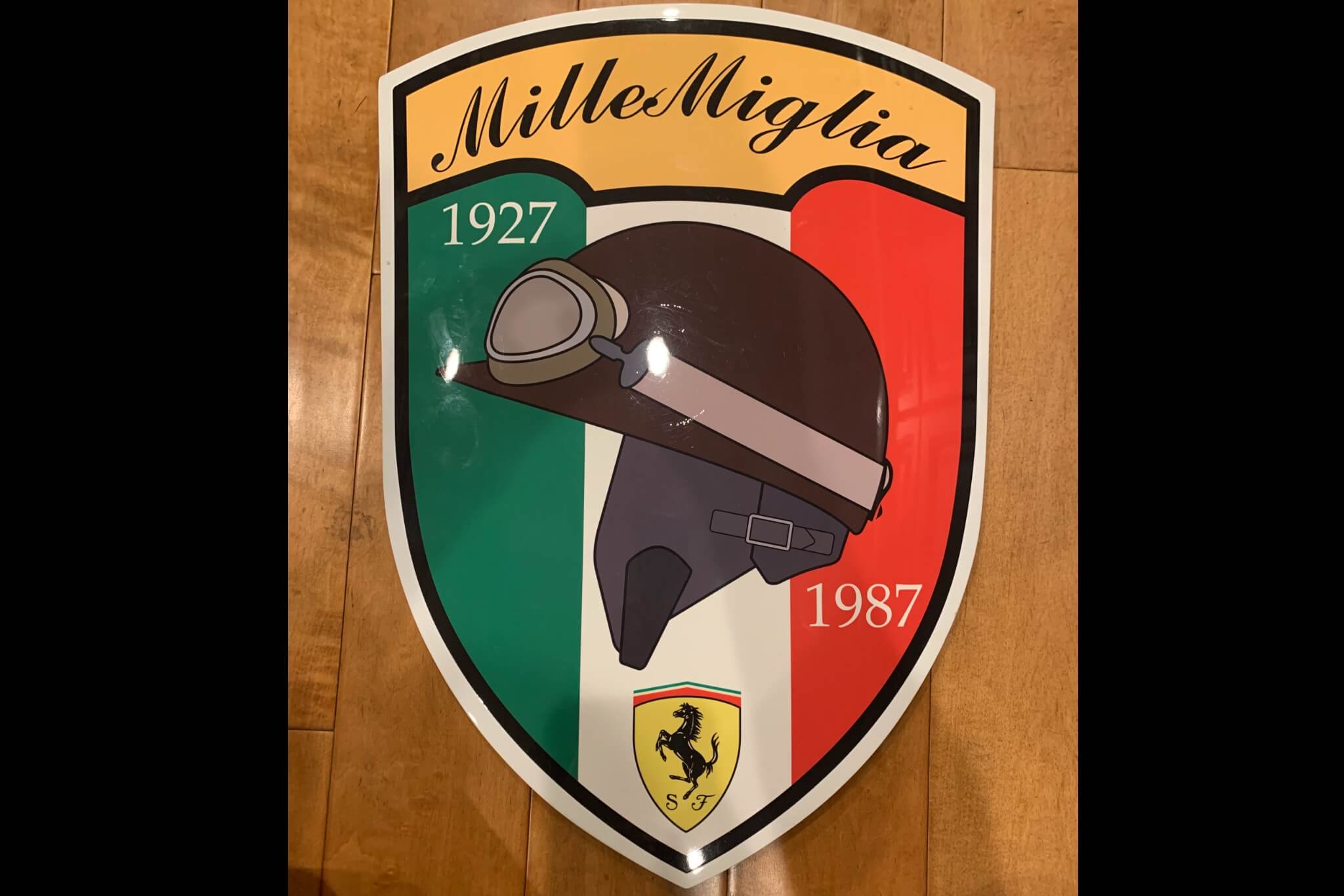 Ferrari Mille Miglia 60th Anniversary Commemorative Shield