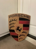 DT: Porsche Dealership Sign (24" x 18" x 1/2")