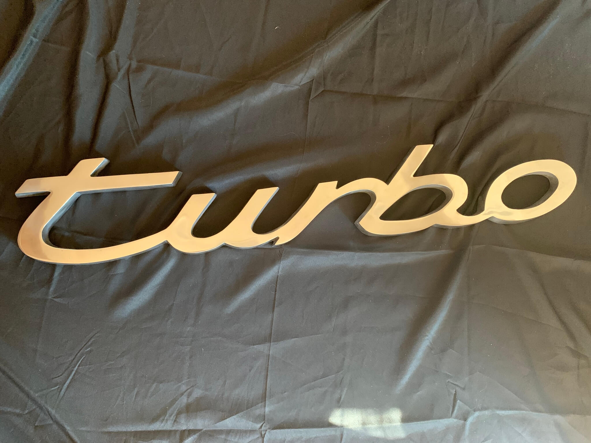 Authentic Porsche Dealership Turbo Sign (50 x 9)