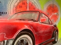 "1978 Porsche 930 Turbo Window Sticker Painting" by Michael Ledwitz