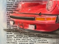 "1978 Porsche 930 Turbo Window Sticker Painting" by Michael Ledwitz