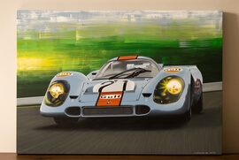 "The Iconic 1970 Porsche 917 KH" Painting by Lance Artworx