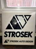 DT: Strosek Auto Design Illuminated Sign (24" x 24" x 4")