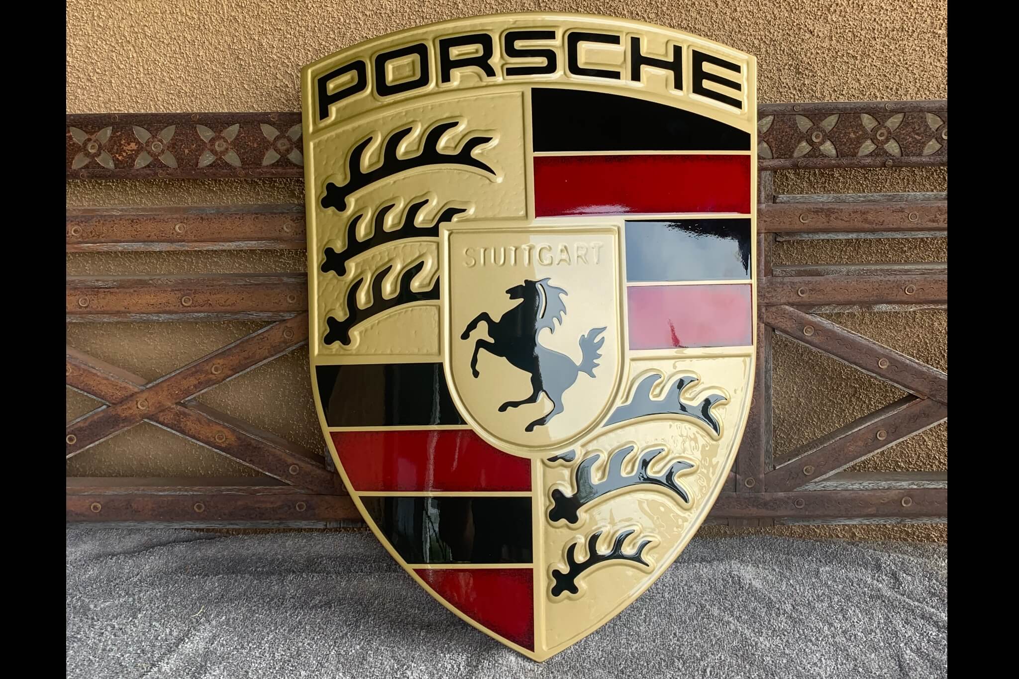  Authentic Porsche Dealership Crest