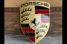  Authentic Porsche Dealership Crest (23" x 17")