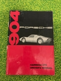 No Reserve Original Porsche 904 Carrera GTS Driver's Manual