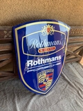 Authentic Porsche Rothmans Crest (22" x 16")