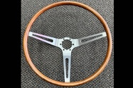 Original GM 1965-1966 Corvette Teakwood Steering Wheel
