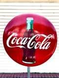 Vintage Original Double-sided Coca-Cola Lollipop Sign