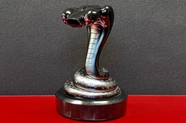 "Cobra - Poised, Ready to Strike" Bronze Sculpture by Richard Pietruska