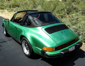 1977 Porsche 911 S Targa Emerald Green Metallic