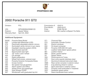 2002 Porsche 996 GT2 6-speed