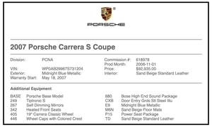  2007 Porsche 997 Carrera S Coupe