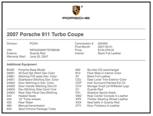 8K-Mile 2007 Porsche 997 Turbo Coupe 6-Speed