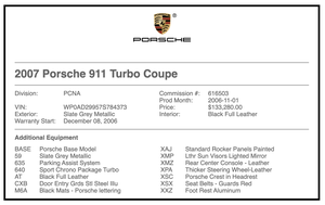 6K-Mile 2007 Porsche 997 Turbo Coupe 6-Speed