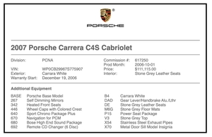 24K-Mile 2007 Porsche 997 Carrera 4S Cabriolet 6-Speed