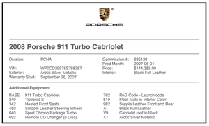 700+ HP 7K-Mile 2008 Porsche 997 Turbo Cabriolet