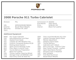 17K-Mile 2008 Porsche 997 Turbo Cabriolet 6-Speed w/ PCCB's